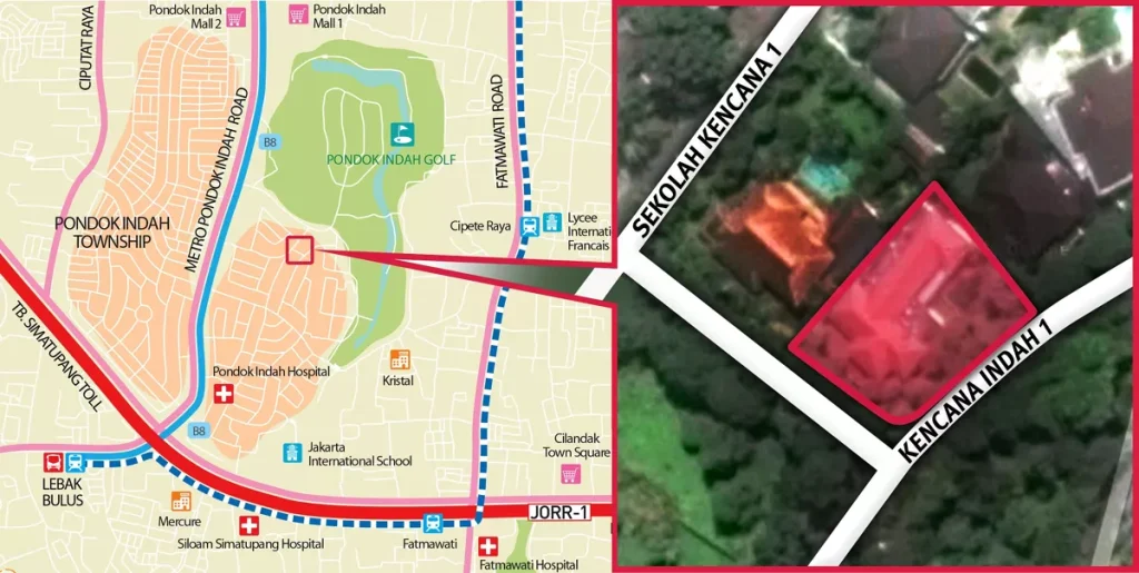 Tanah Kavling Strategis Dijual di Jl. Kencana Indah No.1, Pondok Indah