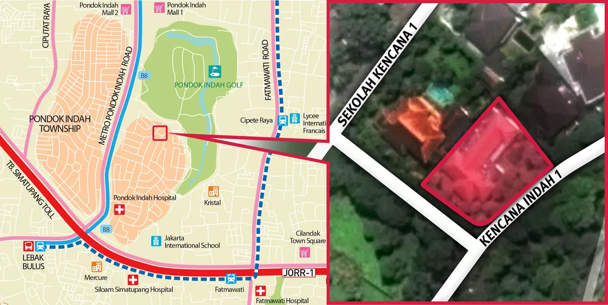 Tanah Kavling Strategis Dijual di Jl. Kencana Indah No.1, Pondok Indah